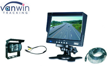 7&quot; visione notturna di sostegno LCD del monitor + della macchina fotografica del camion di parcheggio di retrovisione dell'automobile dello schermo