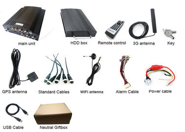 1T HDD mobile dell&amp;#39;automobile DVR UPS Tracking 3G CCTV Vehicle 4 Allarme System Channel VW605