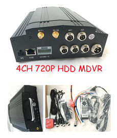 CMS del software libero dell'ibrido MDVR 3G 4G GPS WIFI di HDD 4ch con lo schermo LCD per lo scuolabus/taxi/camion