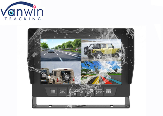 7 pollici 4 Splits AHD HD Waterproof TFT Car Monitor Rearview System con telaio a forma di U