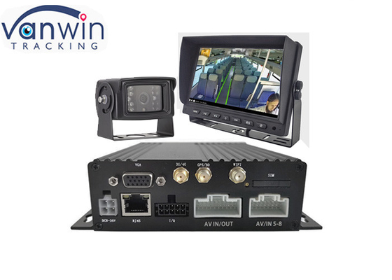 monitoraggio mobile WIFI del registratore del dvr di deviazione standard di 4G GPS di Manica doppio della carta 8 per il camion/taxi/bus