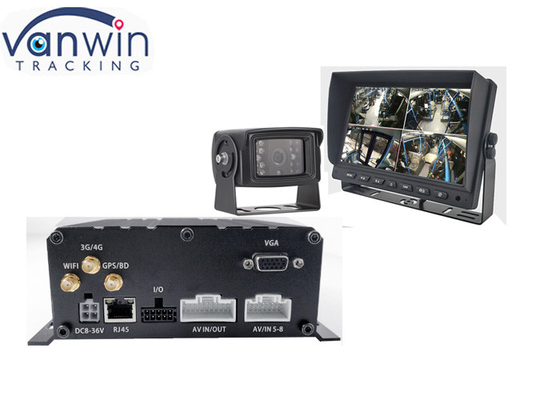 6ch 4G AHD 1080P Sistema di telecamere di sicurezza HDD DVR mobile Veicoli Gestione della flotta