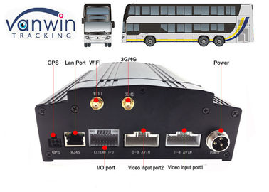 accessorio 3G/4G/WIFI/sistema del registratore del dvr di sicurezza dell'automobile di 8 canali del G-sensore DVR per il bus
