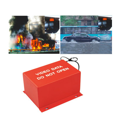 Veicolo Dvr mobile accessori a prova di fuoco a prova d'acqua colore rosso brillante cassaforte protetta