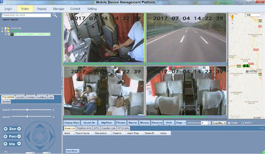 TRASPORTI il registratore del G-sensore GPS WIFI 3G 4CH HDD del sistema MDVR del CCTV/carta di deviazione standard per l'automobile