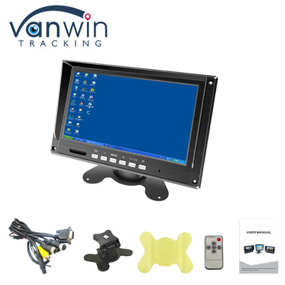 7 pollici TFT Monitor Screen LCD Color Car Monitor Con VGA, AV Input Per MDVR