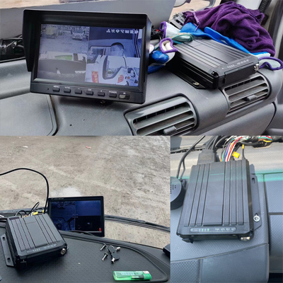 Registratore di telecamere per auto portatile Mini 4CH con tracciamento GPS