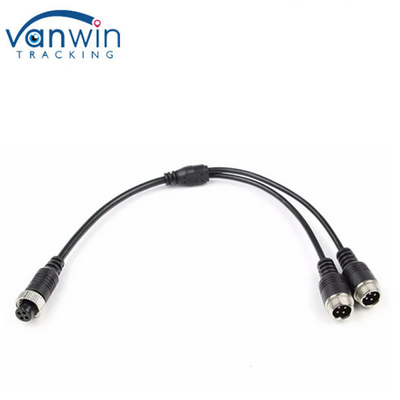 M12 4Pin Cable Adapter for CCTV Camera Connector Female to Male/Female Y splitter cable