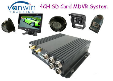 Supporto 256GB, fessure per carta doppie del cellulare DVR della carta di deviazione standard della scatola nera HD 4CH di deviazione standard