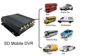 Canale del registratore 4 della carta di deviazione standard di DVR con 4G GPS WIFI per opzione per il veicolo