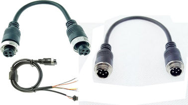 Connettore di aviazione di 4 accessori di Pin DVR all'adattatore di RCA per l'inversione macchina fotografica/monitor