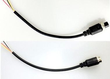 Materiale del filo di rame del PVC del cavo del connettore di Pin M12 4 di GX 12 per la macchina fotografica di sostegno