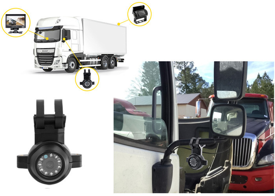12V / la videocamera di sicurezza dell'automobile 24V impermeabilizza la macchina fotografica di Front Side View Night Vision per il camion