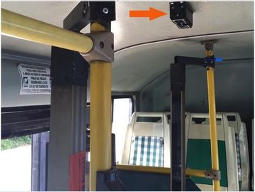gente binoculare del bus 3G che conta passeggero nei dati memorizzati del sistema di autobus nella carta di deviazione standard o di HDD