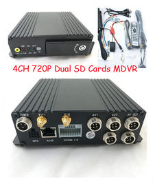 mini cellulare DVR del veicolo della carta di deviazione standard di 4CH 720P con GPS 3G 4G Wifi