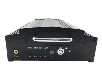 Veicolo di VPN che segue il video cellulare DVR dell'automobile del cellulare DVR GPS del sistema 3G con 4 macchine fotografiche di HD