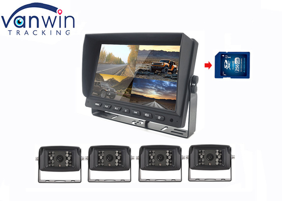 7 pollici 4ch Car Screen e Rear View Camera LCD Display Recorder per camion RV