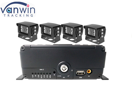 dvr mobile del registratore dell'automobile di 4ch 4G GPS WIFI H.265 HDD per la gestione della flotta di veicoli