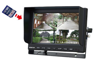 12-24V 4 monitor a 9 pollici dell'automobile di Digital TFT di LCD 7 spaccati con la visiera di Sun, carta di deviazione standard 32GB
