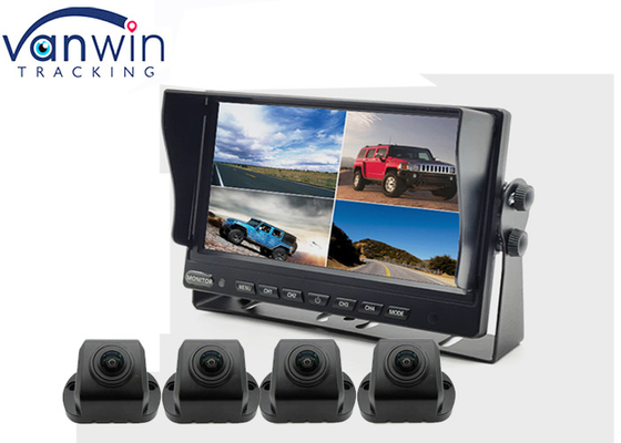 monitor dell'automobile della macchina fotografica del registratore DVR di sorveglianza di sicurezza del quadrato dello schermo diviso 4ch a 10,1 pollici
