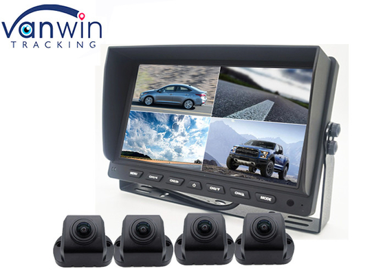monitor dell'automobile della macchina fotografica del registratore DVR di sorveglianza di sicurezza del quadrato dello schermo diviso 4ch a 10,1 pollici