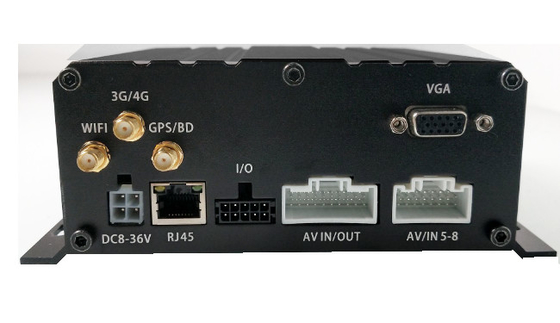 Sistema mobile della macchina fotografica della carta DVR di deviazione standard dello SSD di 8CH HDD con l'allarme di GPS 4G WIFI