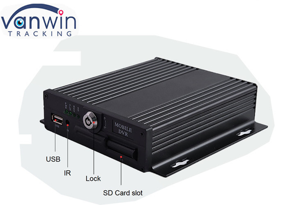 Videosorveglianza mobile DVR di deviazione standard di 4CH 4G GPS H.264 del veicolo mobile della carta