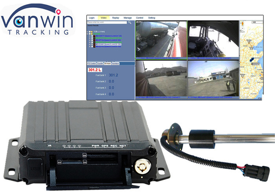 monitoraggio mobile del combustibile della gestione della flotta della carta DVR di deviazione standard di 1080P 4G Live Video Streaming Dual