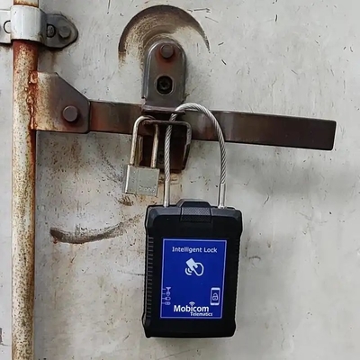 Alarme di sicurezza GSM 4G Smart Door Lock GPS Padlock per il carico logistico
