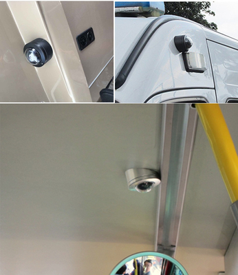 AHD 1080P 12 24 Volt Microfono incorporato Camera di coppia CCTV Camera di sicurezza bus