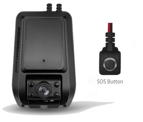 4 canali 1080P Truck Dash Cam Recorder Fleet GPS Tracking 4G Dash Cam Con ADAS DMS