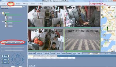 sistema di sicurezza completo della macchina fotografica del dvr dell'automobile del canale di parola d'ordine 8 di risistemazione D1 di h 264 con buona qualità