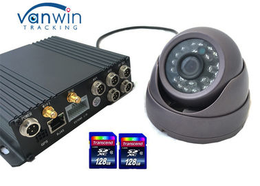 La deviazione standard carda il CCTV del cellulare DVR HD per l'automobile 4CH d'inseguimento DVR della macchina fotografica del veicolo a bordo