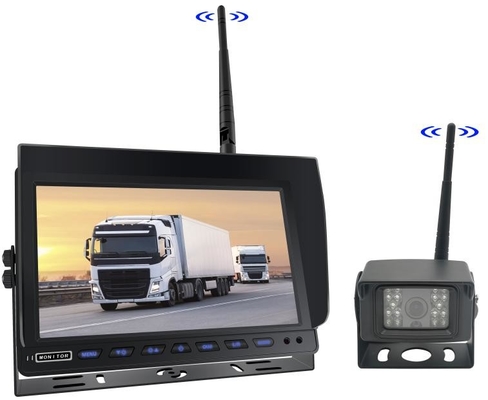 Kit monitor per telecamera retromarcia per auto wireless 1080P Quad Split 4ch AHD da 10 pollici
