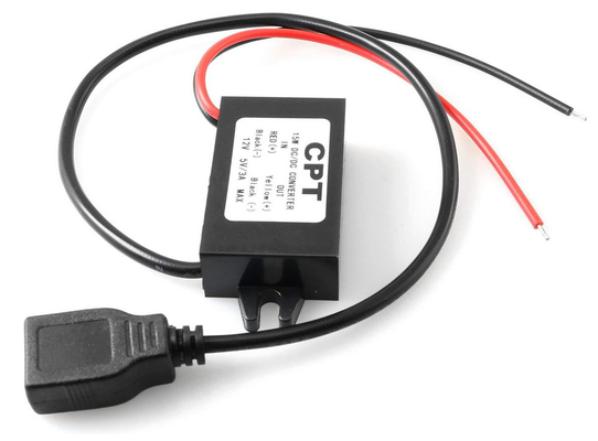 Convertitore di corrente continua modulo Buck 12V a USB 5V 3A convertitore di corrente continua a corrente continua Step Down Adapter per auto