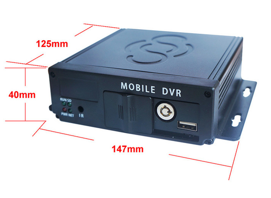 Software gratuito FHD 4CH scheda SD DVR mobile con batteria ricaricabile e super condensatore