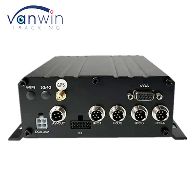 4CH MNVR con HDD SSD Supporto 4G GPS WiFi per il monitoraggio remoto della rete dei veicoli