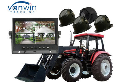 Videoregistratore a 7 pollici 720P del monitor DVR di 4CH HD con 4 macchine fotografiche per il veicolo agricolo