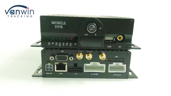 AI 8 Channel 1080P 512G Dual SD Card Car MDVR Camera System Con ADAS DMS Fatigue Driving Detection Function Mobile DVR