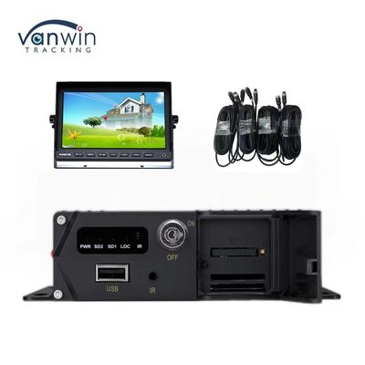 DC 12V 36V H.265 4CH HD 1080P Car Mobile DVR Dash Cam Recorder con trasferimento wireless