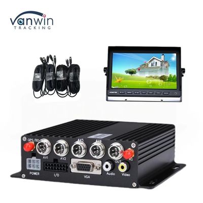DC 12V 36V H.265 4CH HD 1080P Car Mobile DVR Dash Cam Recorder con trasferimento wireless
