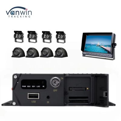 8CH 1080P H.265 HD GPS Vehicle Mobile DVR Recorder con uscita 12V 2.5A e 5V 2A