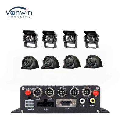 8CH 1080P H.265 HD GPS Vehicle Mobile DVR Recorder con uscita 12V 2.5A e 5V 2A
