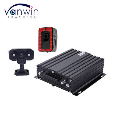 4CH 1080P SD MDVR Monitoraggio e tracciamento in tempo reale 4G AI ADAS DMS DVR mobile per autobus e camion Sistema CCTV