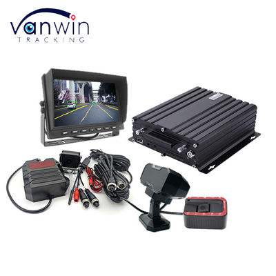 4CH 1080P SD MDVR Monitoraggio e tracciamento in tempo reale 4G AI ADAS DMS DVR mobile per autobus e camion Sistema CCTV