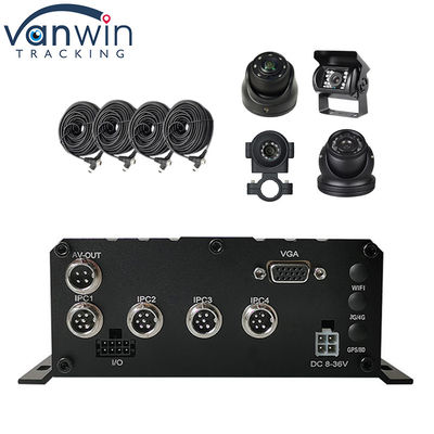 HD 1080P H.264 4 canali DVR mobile GPS WIFI Autoveicolo Autobus Auto Registratore
