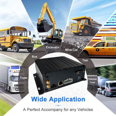 4G WiFi GPS Vehicle MDVR Recorder 4 Channel 1080P HD Truck DVR con Night Vision Motion Detection Tracking in tempo reale