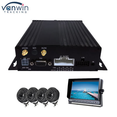 GPS 1080P HD 4CH Mobile DVR SD Card Samrt WIFI Autobus Veicolo Registratore video digitale