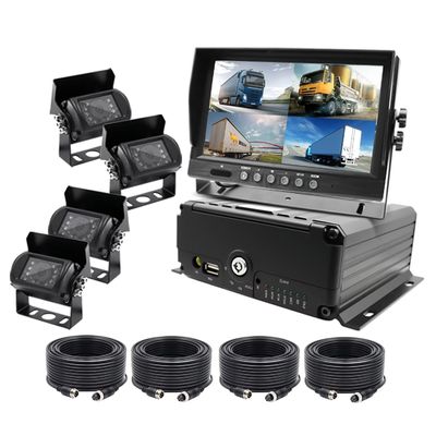 Auto Black Box Camera Auto DVR SIM SD Card Truck Car Recording Instrument MDVR Camere anteriori e posteriori utilizzate per la bus box