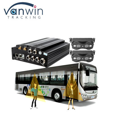 8CH 1080P Contatore passeggeri MDVR per autobus a due porte, sistema di conteggio passeggeri di autobus ad alta precisione
